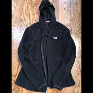 North face fleece full zip jacket